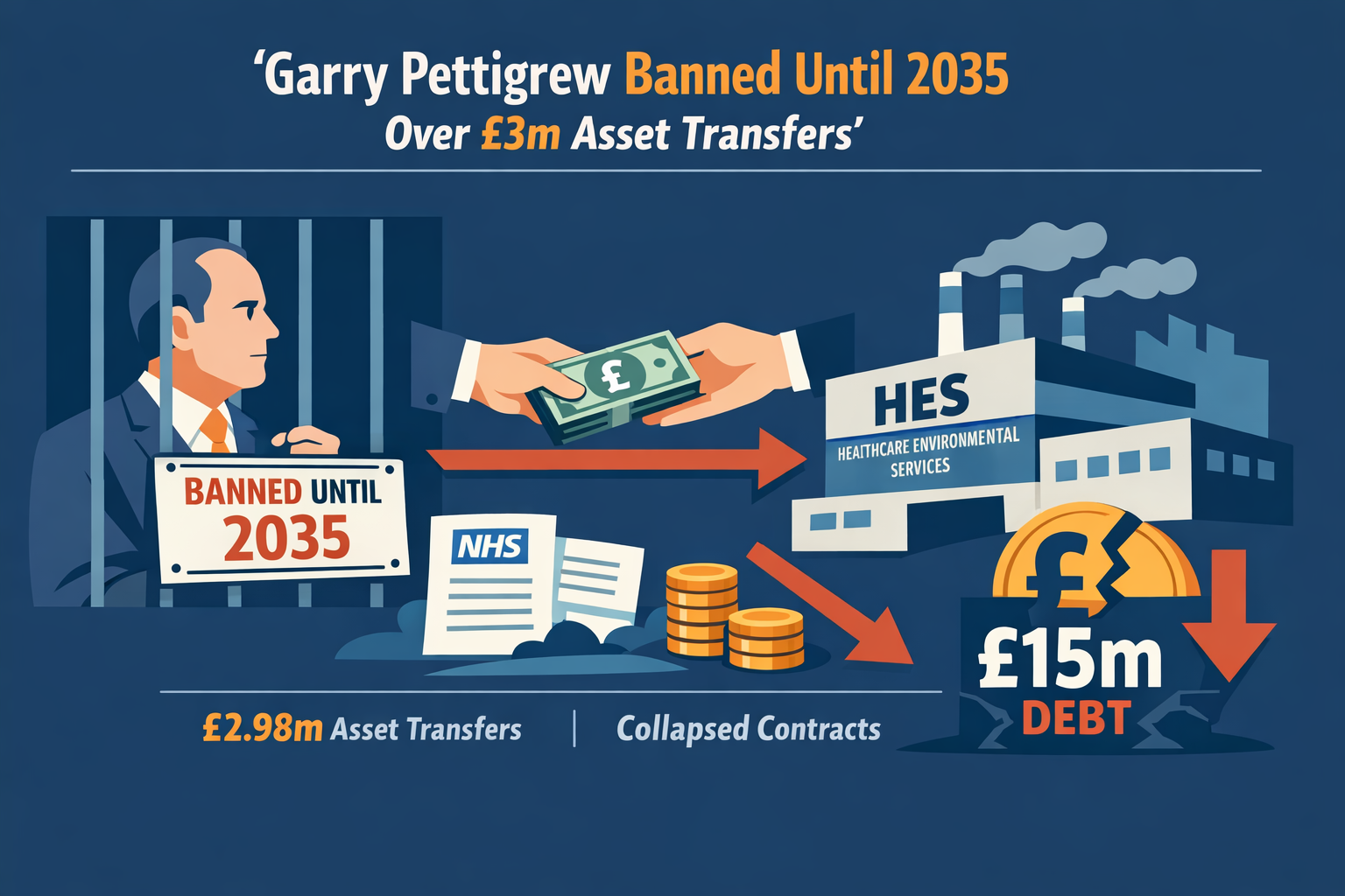 Garry Pettigrew Banned Until 2035 Over £3m Asset Transfers