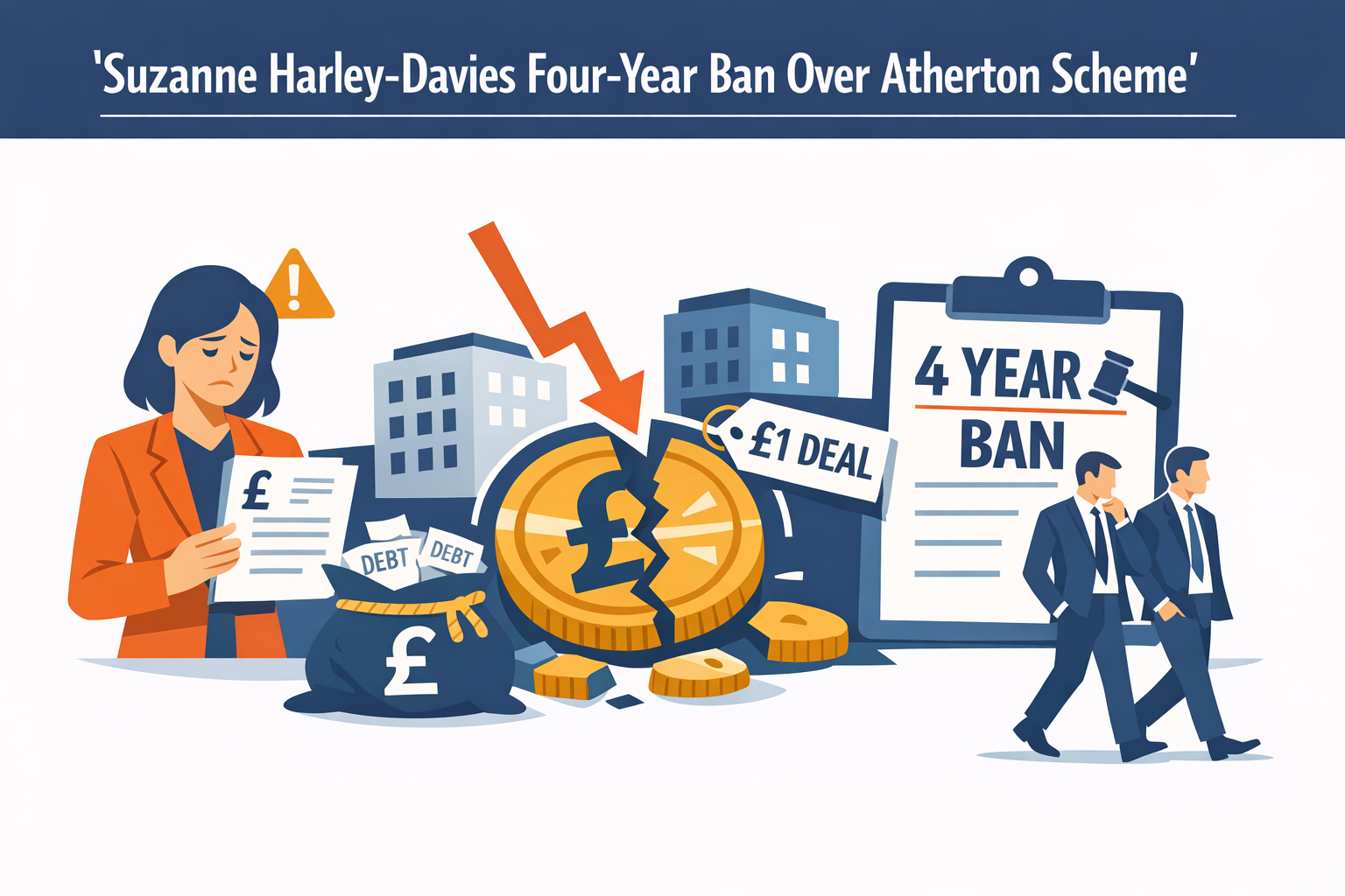 Suzanne Harley-Davies Four-Year Ban Over Atherton Scheme